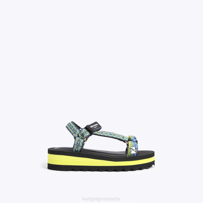 Kurt Geiger niños londres niños mini olivia 2LPR488 | calzados verde